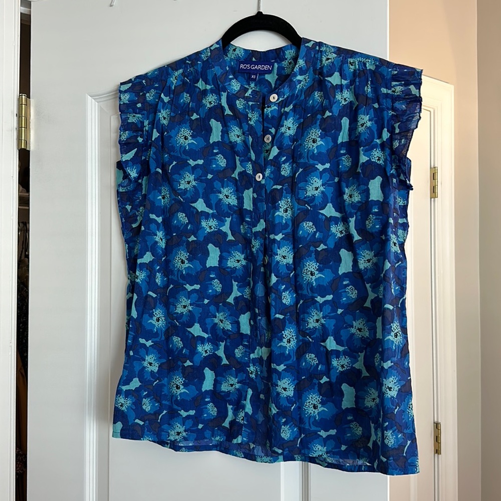 Ro’s Garden Sleeveless Ruffle Top